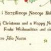Kartka świąteczna z życzeniami w kilku językach PLZ 21