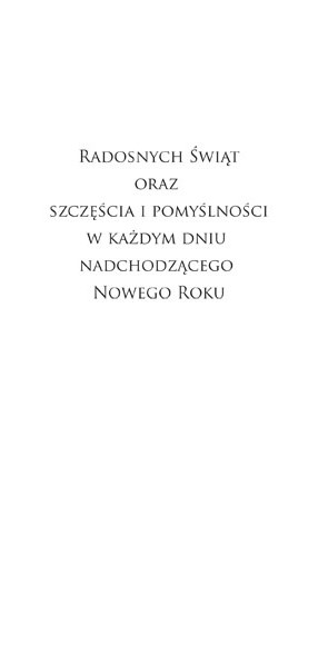 Biznesowy karnet świąteczny L 989