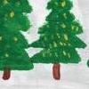 Choinki świąteczne namalowane przez dzieci G 42