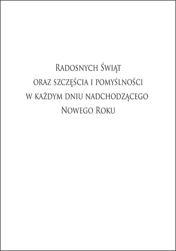 Kartka świąteczna charytatywna GD 114