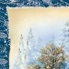 Kartka świąteczna pejzaż zimowy L 1004