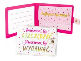 Portfelik na upominek, prezent, banknoty POR7