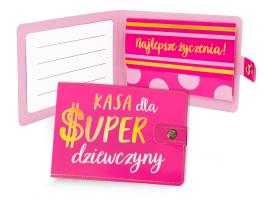 Portfelik na upominek, prezent, banknoty POR8