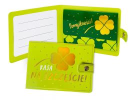 Portfelik na upominek, prezent, banknoty POR12