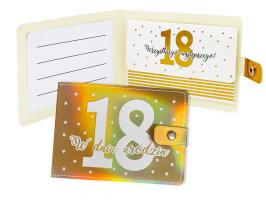 Portfelik na upominek, prezent, banknoty POR16